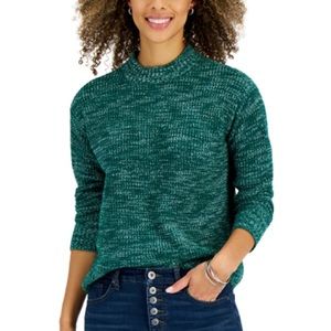 NWT Style & Co Emerald Space Dye Sweater